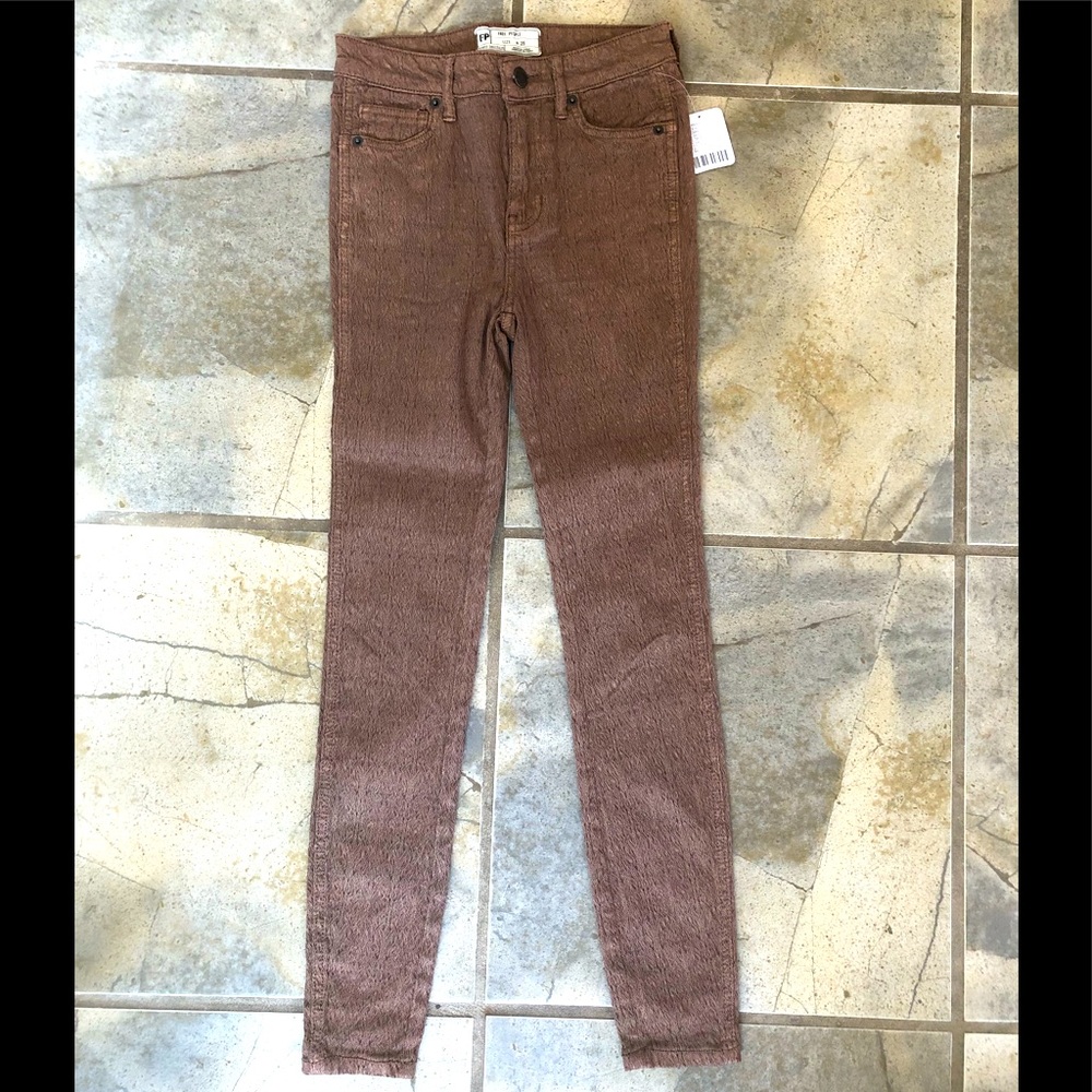 NWT Free People Pants size 25 Cocoa